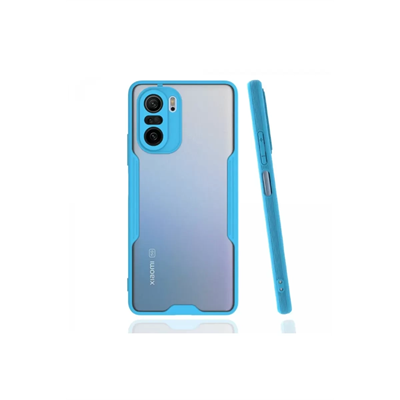 Xiaomi Poco F3 Kılıf Platin Silikon - Mavi