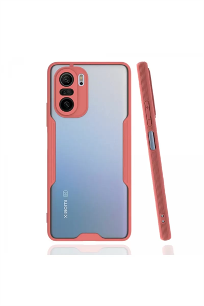 Xiaomi Poco F3 Kılıf Platin Silikon - Pembe