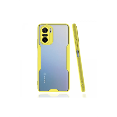 Xiaomi Poco F3 Kılıf Platin Silikon - Sarı