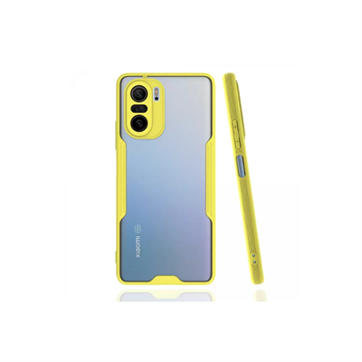Xiaomi Poco F3 Kılıf Platin Silikon - Sarı