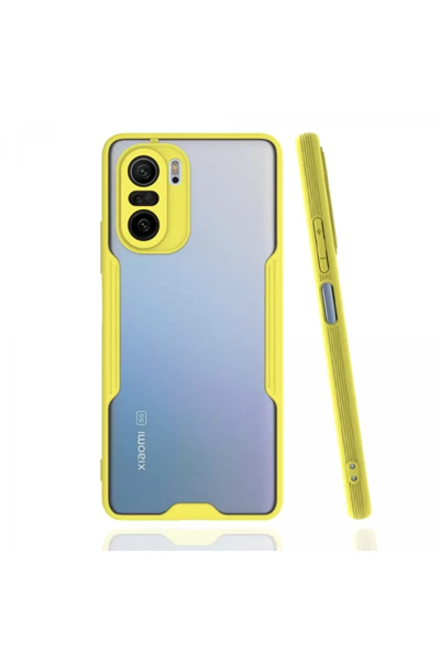 Xiaomi Poco F3 Kılıf Platin Silikon - Sarı