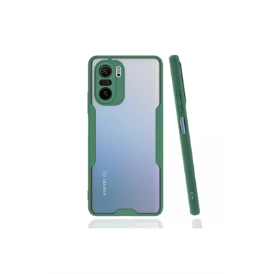 Xiaomi Poco F3 Kılıf Platin Silikon - Yeşil