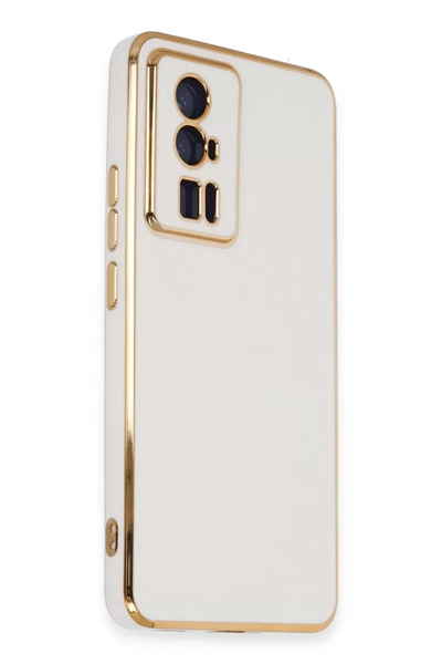 Xiaomi Poco F5 Pro Kılıf Volet Silikon - Beyaz
