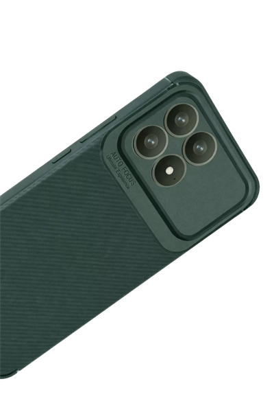 Xiaomi Poco F8 Pro Auto Focus Karbon Kapak - Koyu Yeşil