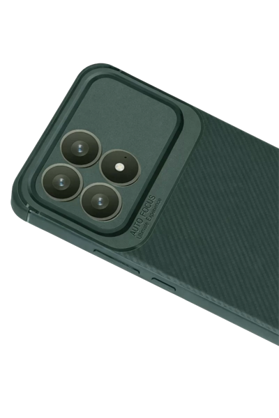 Xiaomi Poco F8 Pro Auto Focus Karbon Kapak - Koyu Yeşil