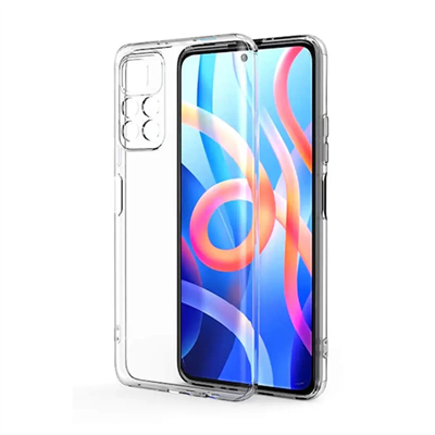 Xiaomi Poco M4 Pro 4G Kılıf Lüx Şeffaf Silikon