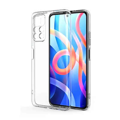 Xiaomi Poco M4 Pro 4G Kılıf Lüx Şeffaf Silikon