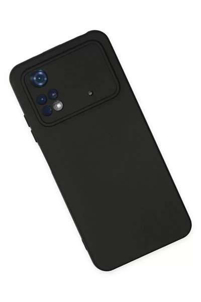 Xiaomi Poco M4 Pro 4G Kılıf Nano içi Kadife Silikon - Siyah