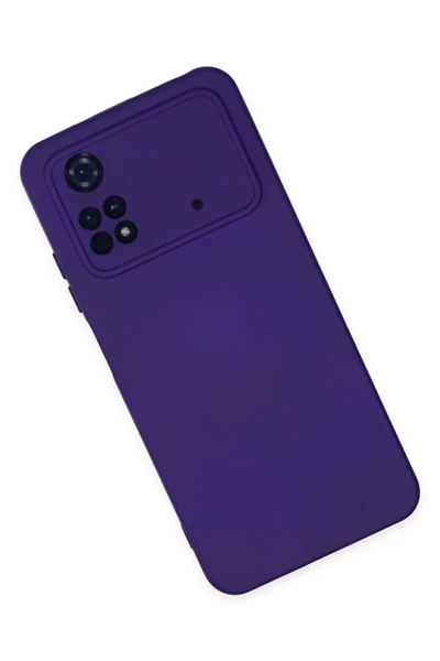 Xiaomi Poco M4 Pro 4G Kılıf Nano içi Kadife Silikon - Mor