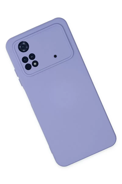 Xiaomi Poco M4 Pro 4G Kılıf Nano içi Kadife Silikon - Lila