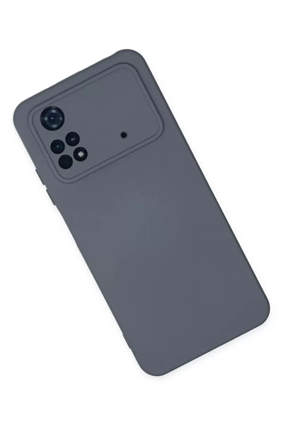 Xiaomi Poco M4 Pro 4G Kılıf Nano içi Kadife Silikon - Gri