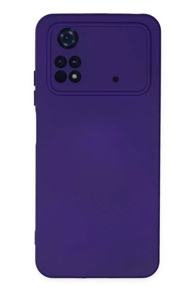 Xiaomi Poco M4 Pro 4G Kılıf Nano içi Kadife Silikon - Mor