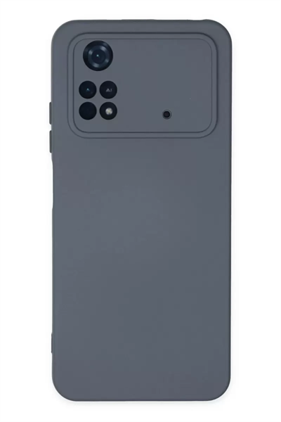 Xiaomi Poco M4 Pro 4G Kılıf Nano içi Kadife Silikon - Gri