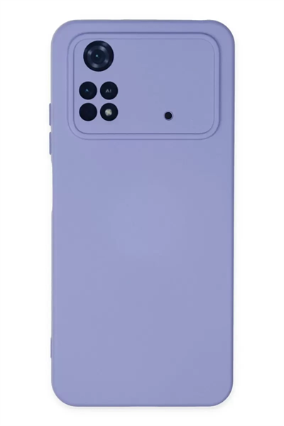 Xiaomi Poco M4 Pro 4G Kılıf Nano içi Kadife Silikon - Lila