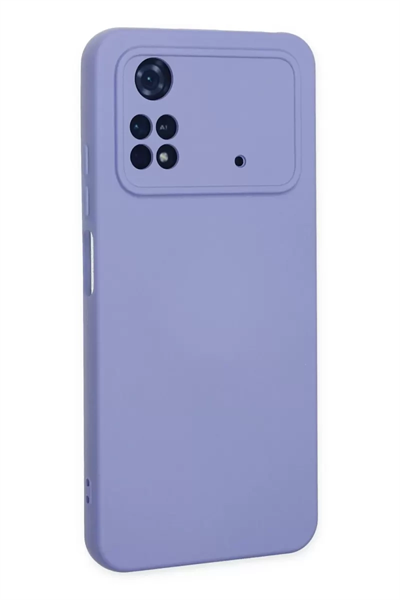 Xiaomi Poco M4 Pro 4G Kılıf Nano içi Kadife Silikon - Lila