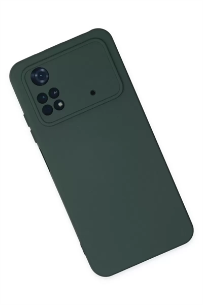 Xiaomi Poco M4 Pro 4G Kılıf Nano içi Kadife Silikon - Koyu Yeşil