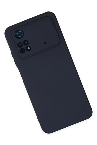 Xiaomi Poco M4 Pro 4G Kılıf Nano içi Kadife Silikon - Lacivert