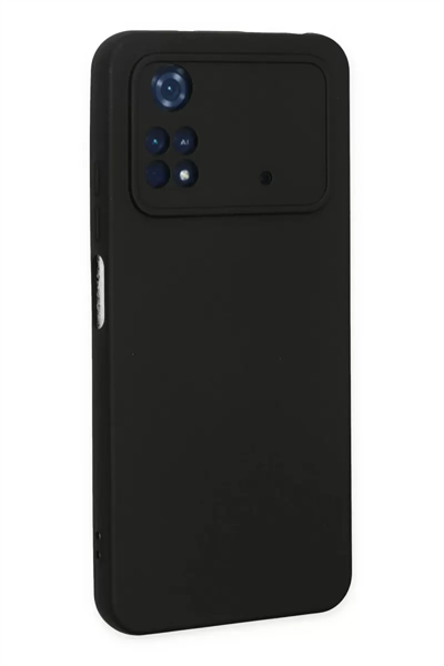 Xiaomi Poco M4 Pro 4G Kılıf Nano içi Kadife Silikon - Siyah
