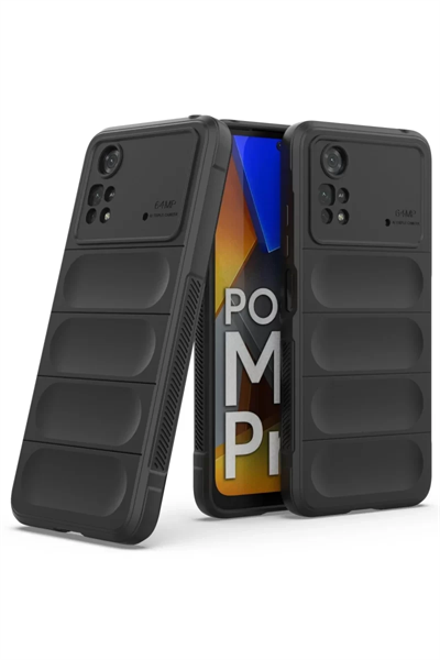 Xiaomi Poco M4 Pro 4G Kılıf Optimum Silikon - Siyah