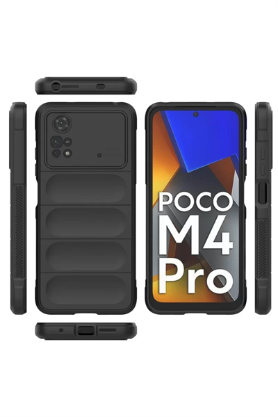 Xiaomi Poco M4 Pro 4G Kılıf Optimum Silikon - Siyah