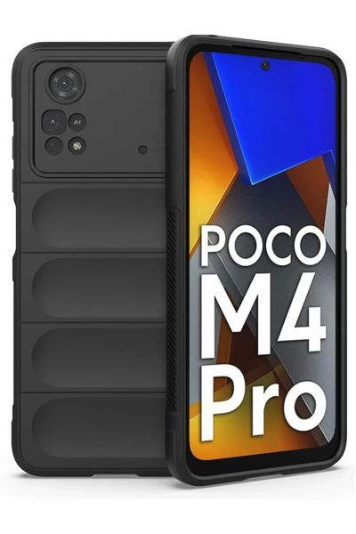 Xiaomi Poco M4 Pro 4G Kılıf Optimum Silikon - Siyah