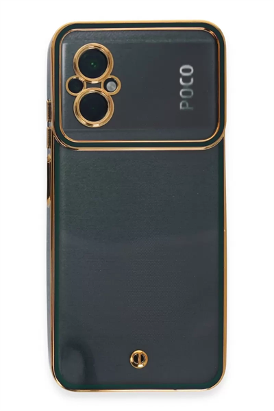 Xiaomi Poco M5 Kılıf Liva Lens Silikon - Yeşil