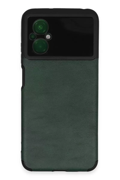 Xiaomi Poco M5 Kılıf Loop Deri Silikon - Yeşil