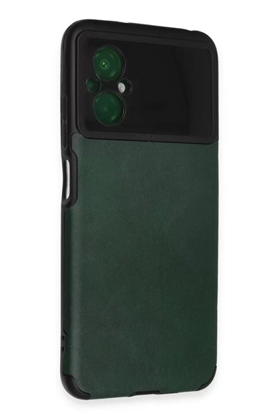 Xiaomi Poco M5 Kılıf Loop Deri Silikon - Yeşil