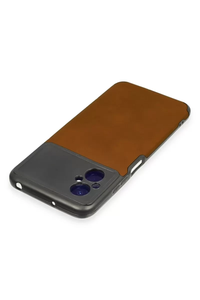 Xiaomi Poco M5 Kılıf Loop Deri Silikon - Kahverengi