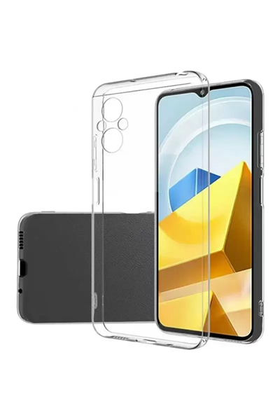 Xiaomi Poco M5 Kılıf Lüx Şeffaf Silikon
