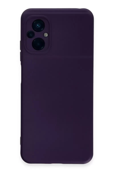 Xiaomi Poco M5 Kılıf Nano içi Kadife Silikon - Mor