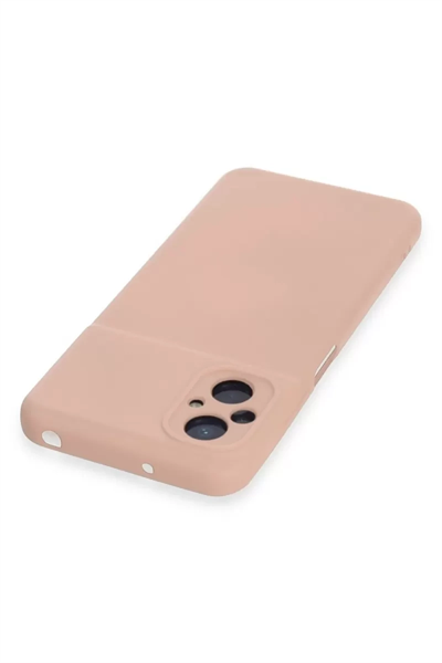 Xiaomi Poco M5 Kılıf Nano içi Kadife Silikon - Pudra