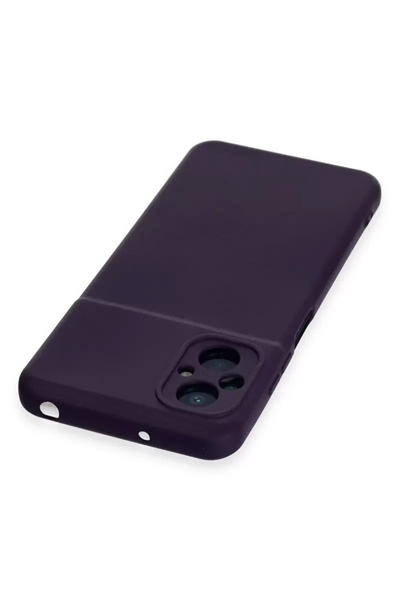 Xiaomi Poco M5 Kılıf Nano içi Kadife Silikon - Mor