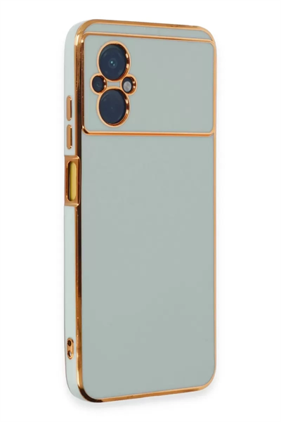 Xiaomi Poco M5 Kılıf Volet Silikon - Açık Yeşil