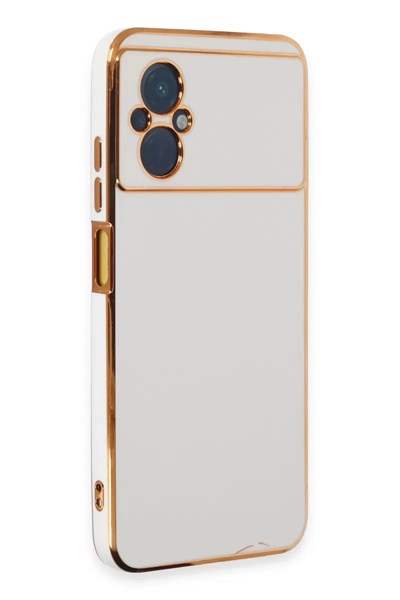 Xiaomi Poco M5 Kılıf Volet Silikon - Beyaz