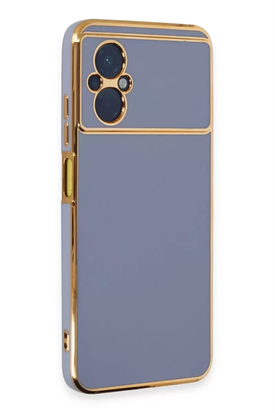 Xiaomi Poco M5 Kılıf Volet Silikon - Mavi
