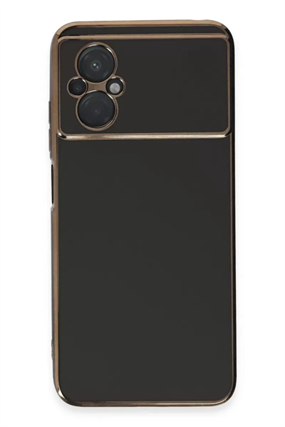 Xiaomi Poco M5 Kılıf Volet Silikon - Siyah