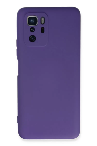 Xiaomi Poco X3 GT Kılıf Nano içi Kadife Silikon - Mor