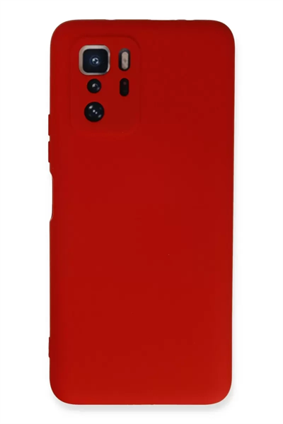 Xiaomi Poco X3 GT Kılıf Nano içi Kadife Silikon - Kırmızı