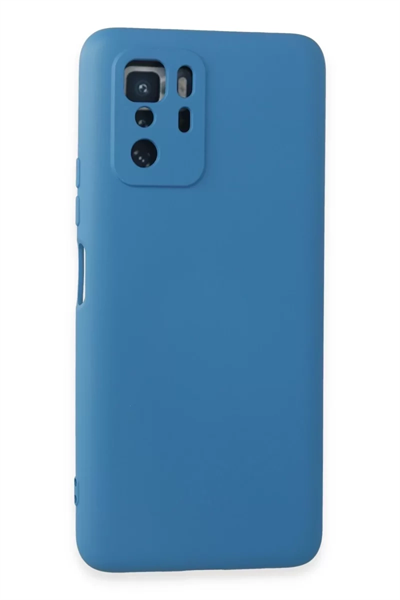 Xiaomi Poco X3 GT Kılıf Nano içi Kadife Silikon - Mavi