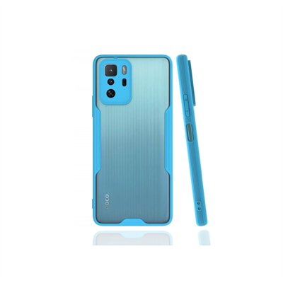Xiaomi Poco X3 GT Kılıf Platin Silikon - Mavi