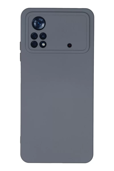Xiaomi Poco X4 Pro 5G Kılıf Nano içi Kadife Silikon - Gri