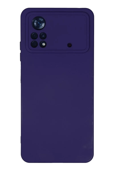 Xiaomi Poco X4 Pro 5G Kılıf Nano içi Kadife Silikon - Mor