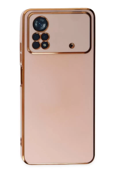 Xiaomi Poco X4 Pro 5G Kılıf Volet Silikon - Pembe