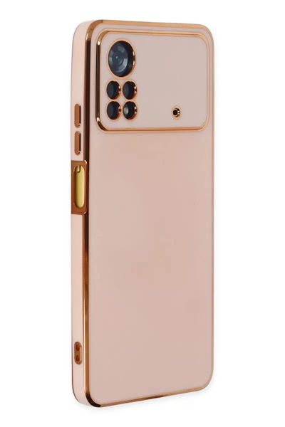 Xiaomi Poco X4 Pro 5G Kılıf Volet Silikon - Pembe