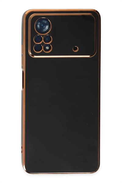 Xiaomi Poco X4 Pro 5G Kılıf Volet Silikon - Siyah