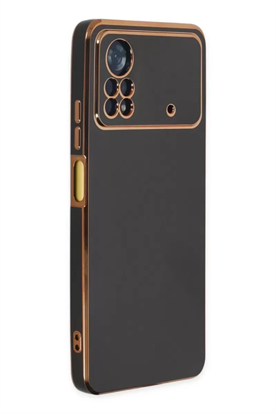 Xiaomi Poco X4 Pro 5G Kılıf Volet Silikon - Siyah