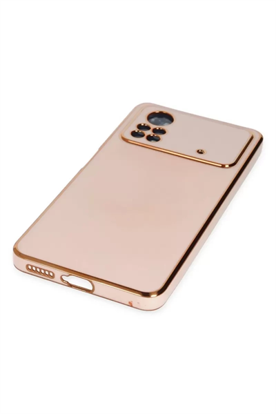 Xiaomi Poco X4 Pro 5G Kılıf Volet Silikon - Pembe