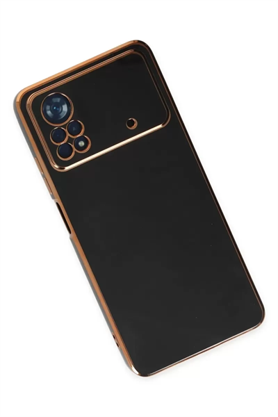 Xiaomi Poco X4 Pro 5G Kılıf Volet Silikon - Siyah