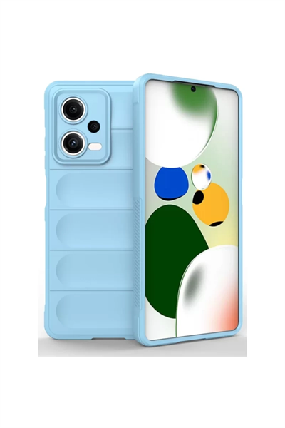 Xiaomi Poco X5 5G Kılıf Optimum Silikon - Sky Blue